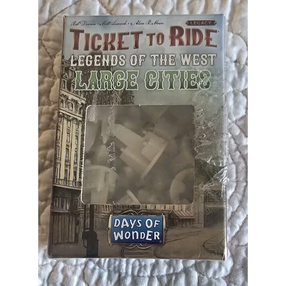 Ticket to Ride Legacy Legends of the West Large Cities Promo NEW